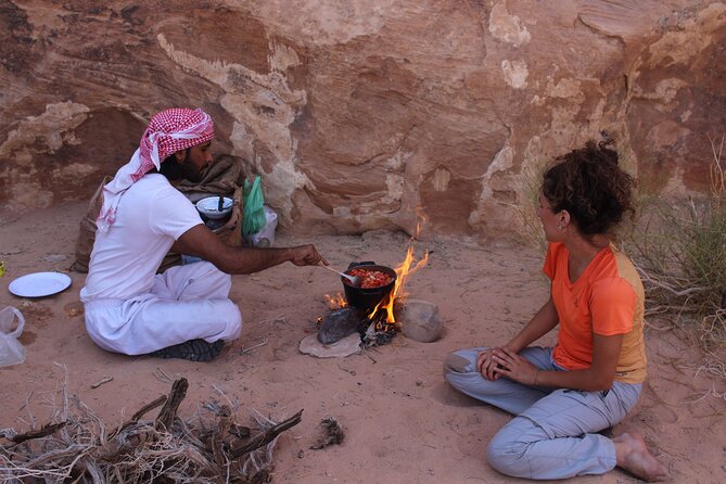Wadi Rum Full Day Jeep Tour - Sand dunes, Little Bridge, and Mushroom Rock