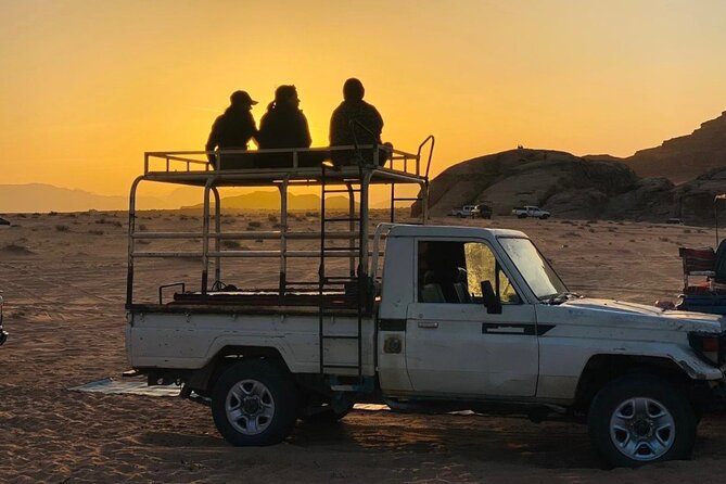 Wadi Rum Full Day Jeep Tour + Overnight & Dinner in Bedouin Camp - Lawrence’s Spring and Khazali Canyon