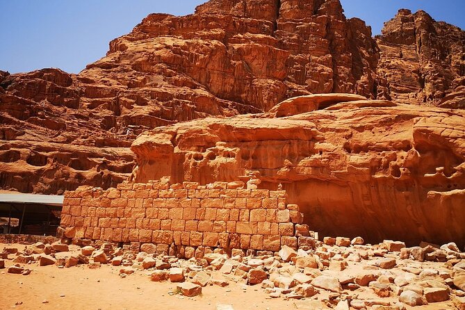 Wadi Rum Full Day Jeep Tour + Overnight in Bedouin Camp & Dinner - Lawrence’s Spring and the first desert views