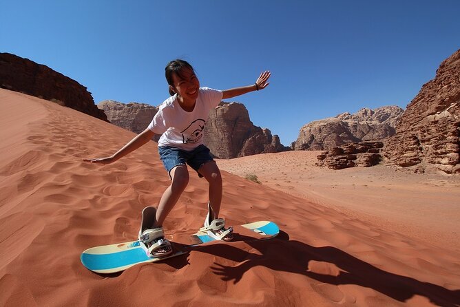 Wadi Rum Jeep Tour & Camp; Overnight - Jebel Khazali and the marks on the canyon walls