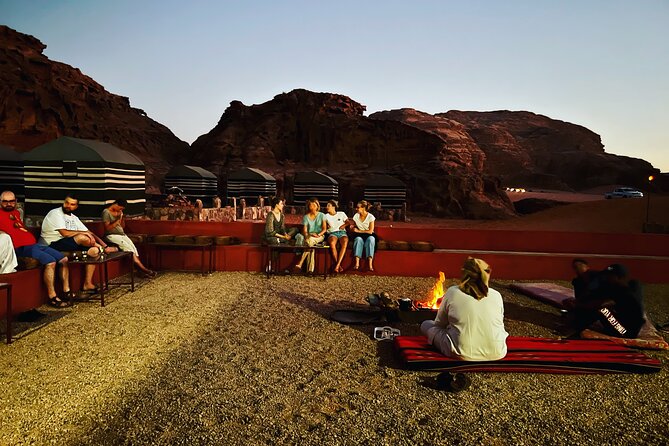 Wadi Rum Jeep Tour & Camp; Overnight - Movie remains and two smaller arches