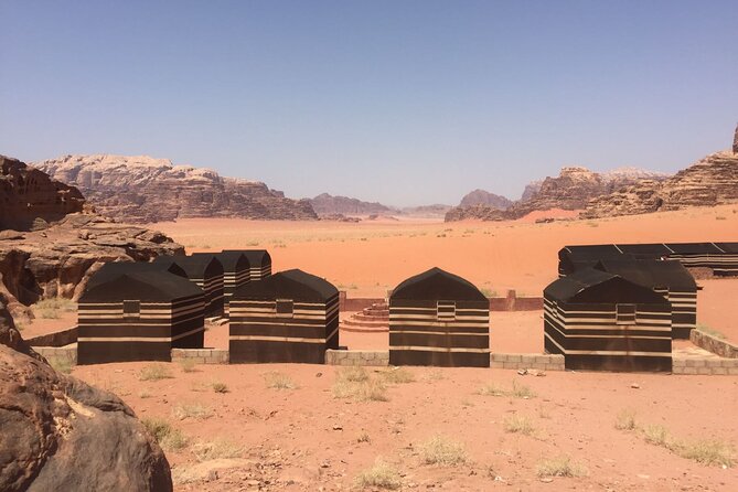 Wadi Rum Jeep Tour & Camp; Overnight - Lunch in the desert, with time to look around