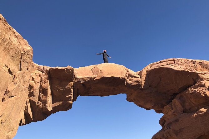 Wadi Rum Mountain Hike & Climb: Burdah, with a bridge at the top! + tour & Lunch - A traditional lunch cooked over the fire