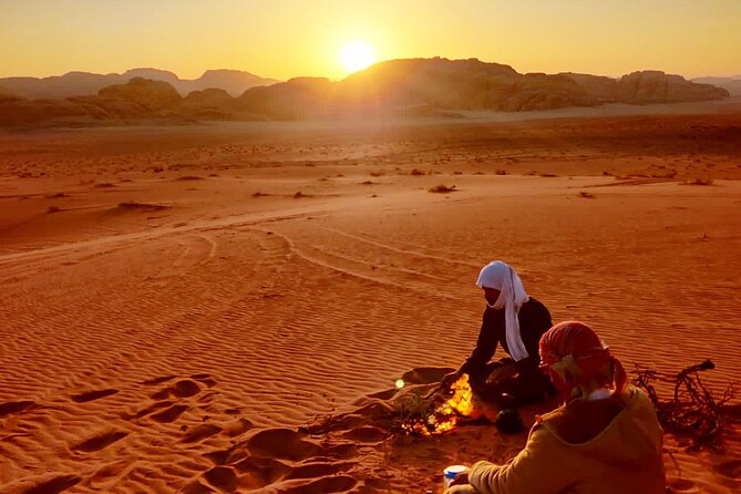 Wadi Rum Mountain Hike: Umm Ad Dami, highest point of Jordan + Jeep tour & Lunch - Jeep touring before the sun drops