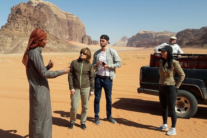 Wadi Rum Short Tours - Khazali Canyon and the Nabatean marks